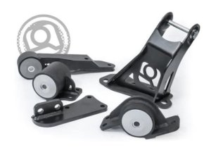 Honda Insight Steel Mount Kit - Innovative Mounts - 75A Bushings (Auto to Manual) - Black - `00-`07